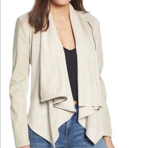 BlankNYC drape front jacket.